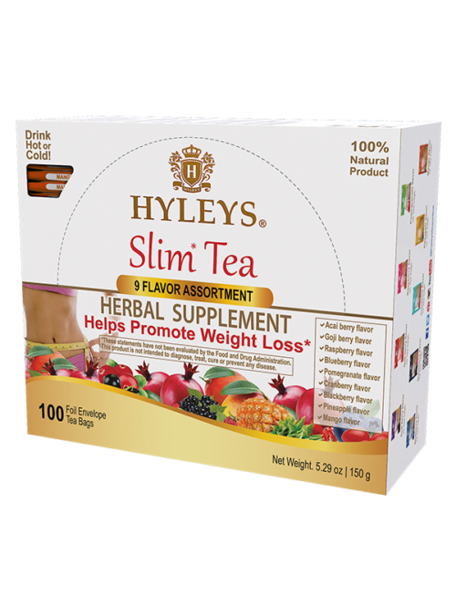 Hyleys Slim Tea 9 Flavor Assortment *Not for Sale in Canada